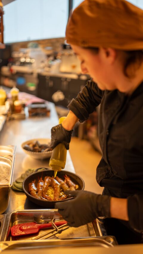 The Al Panino team at work in the kitchen