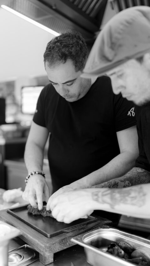 The Al Panino team at work in the kitchen